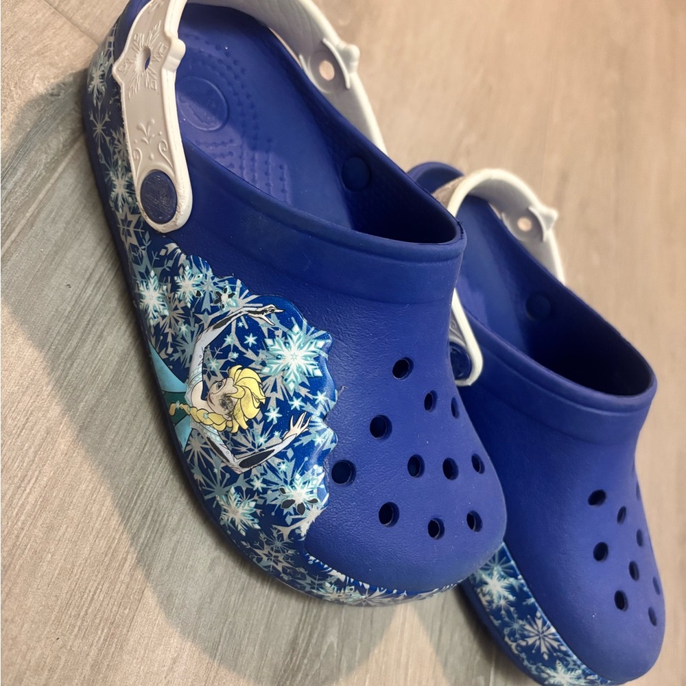 CROCS Frozen Elsa Kids Size J1